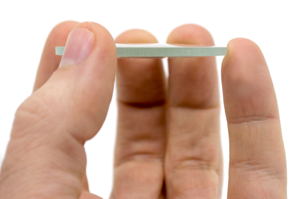 Double Convex Lens, 250mm Focal Length, 2" (50mm) Diameter - Spherical, Optically Worked Glass Lens - Ground Edges, Polished - Great for Physics Classrooms - Eisco Labs