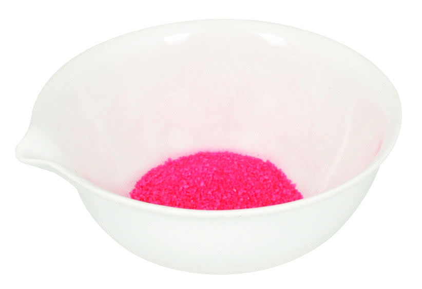 Evaporating Dish, round form with spout - 80ml, outer dia 80mm, 30mm height - Eisco