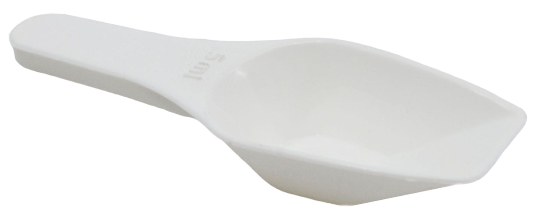 Scoop, 5ml (0.16oz) - Polypropylene - Flat Bottom, Excellent for Measuring & Weighing