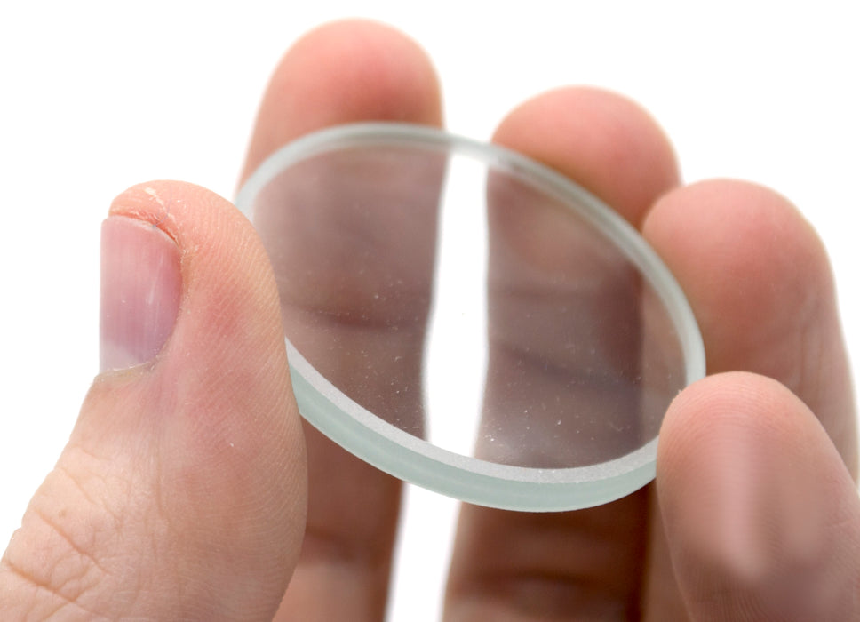 Double Concave Lens, 250mm Focal Length, 1.5" (38mm) Diameter - Spherical, Optically Worked Glass Lens - Ground Edges, Polished