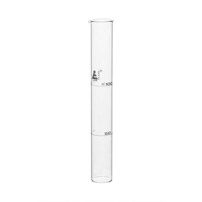Nessler Cylinder, 100ml - Class A - Borosilicate Glass - Blue, Ceramic Graduations - for Colorimetric Analysis - Eisco Labs