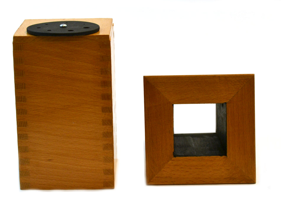 6.5" Tall Wooden Pin hole Camera