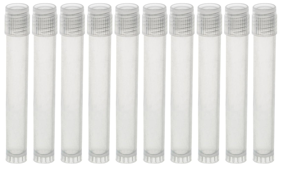 Plastic Storage Vials, 5mL, 10/PK - Polypropylene - Screw Cap