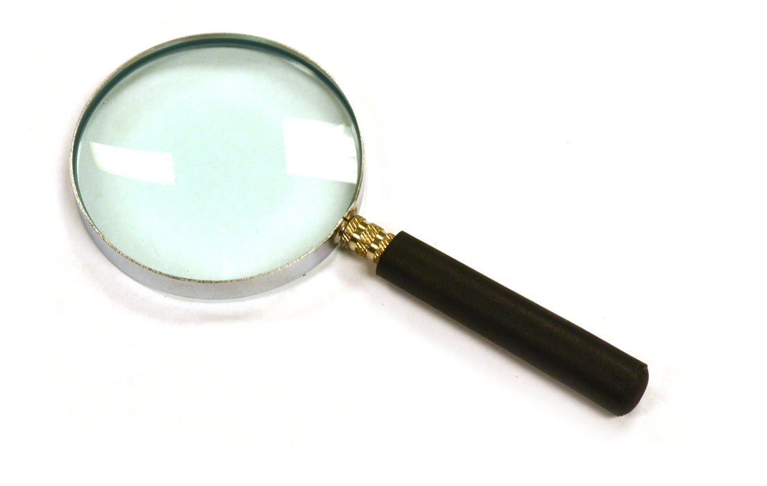 Magnifying Glass, 2.25x Magnification - Lab Quality, 2.5" diameter, 5.87" Focal Length - Eisco Labs