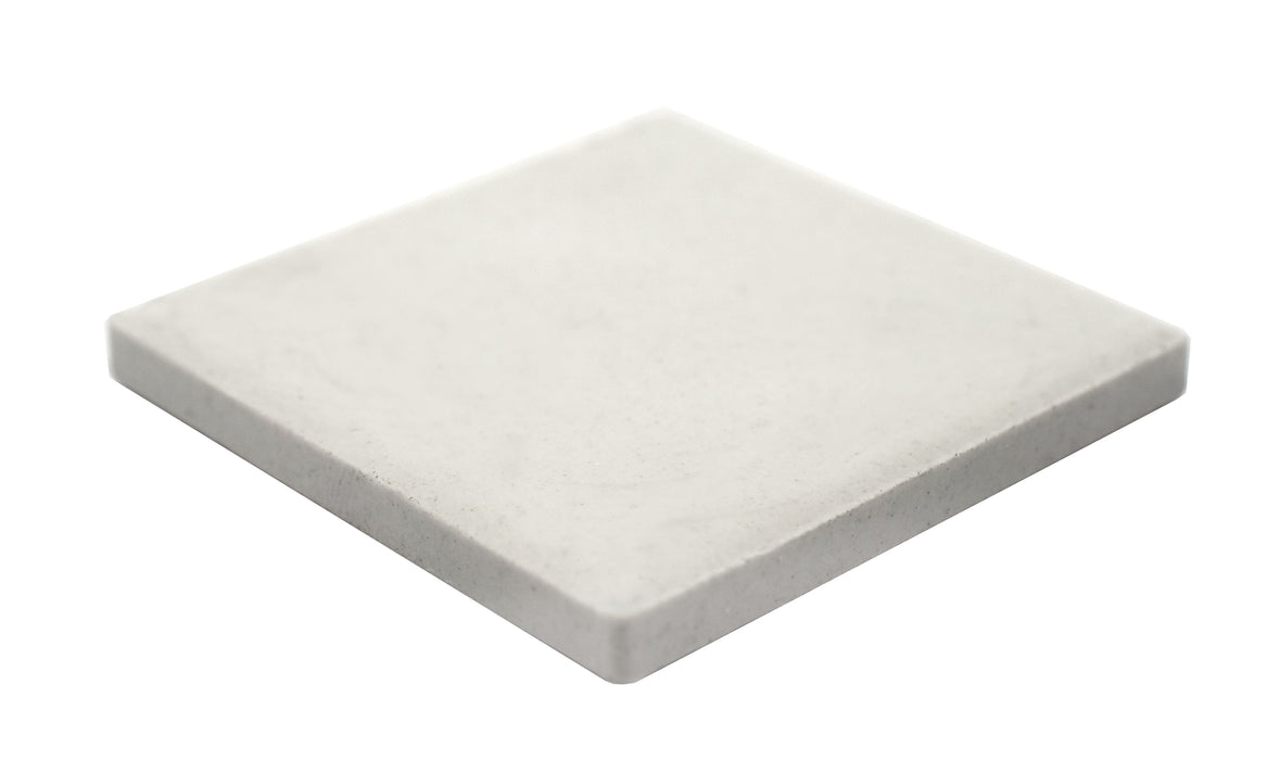 Streak Plate - For Testing Rocks & Specimens - Off-White Unglazed Porcelain - Single Plate - Eisco Labs