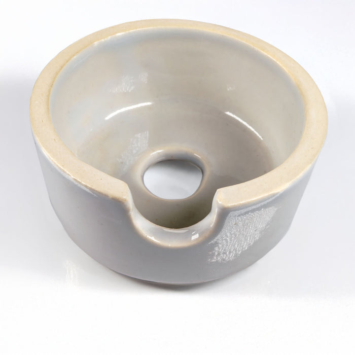 Eisco – Porcelain Beehive Shelf 7.5cm – Fully Glazed Inside and Out – Laboratory Shelf for Crucibles, Burners, and Steam Baths