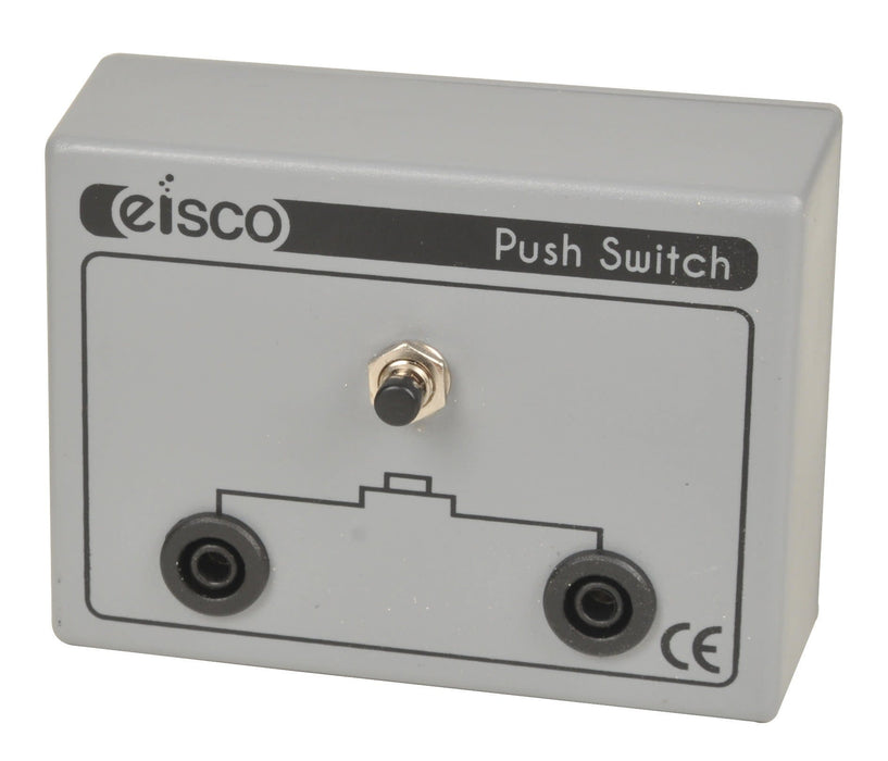 Push Button Switch Demonstration on Base with 4mm terminals - Eisco Labs