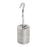 Eisco Labs Stainless Steel Mass and Hanger Set - 4 Slotted 50g Weights and Hanger, Total 250g