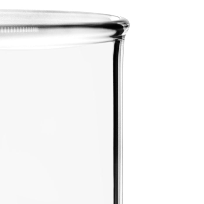 6PK Beakers, 1000mL - Low Form - 100mL Graduations - Borosilicate Glass
