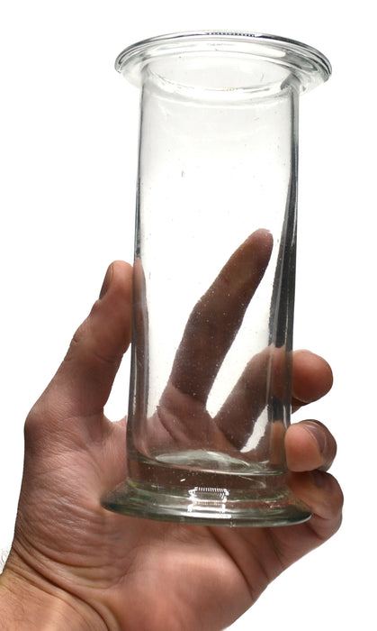 Gas Jar, 300ml - 6" x 2.24" - Soda Glass, Cylindrical - Eisco Labs