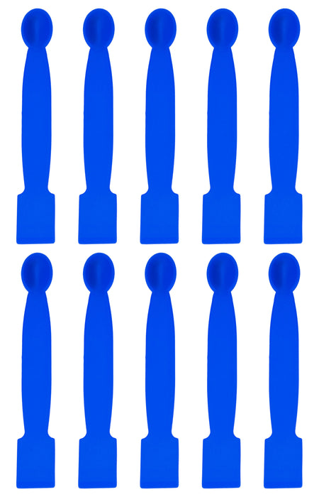 10PK Scoops with Knife Edge, 7.9" - Polypropylene - Dual Ended