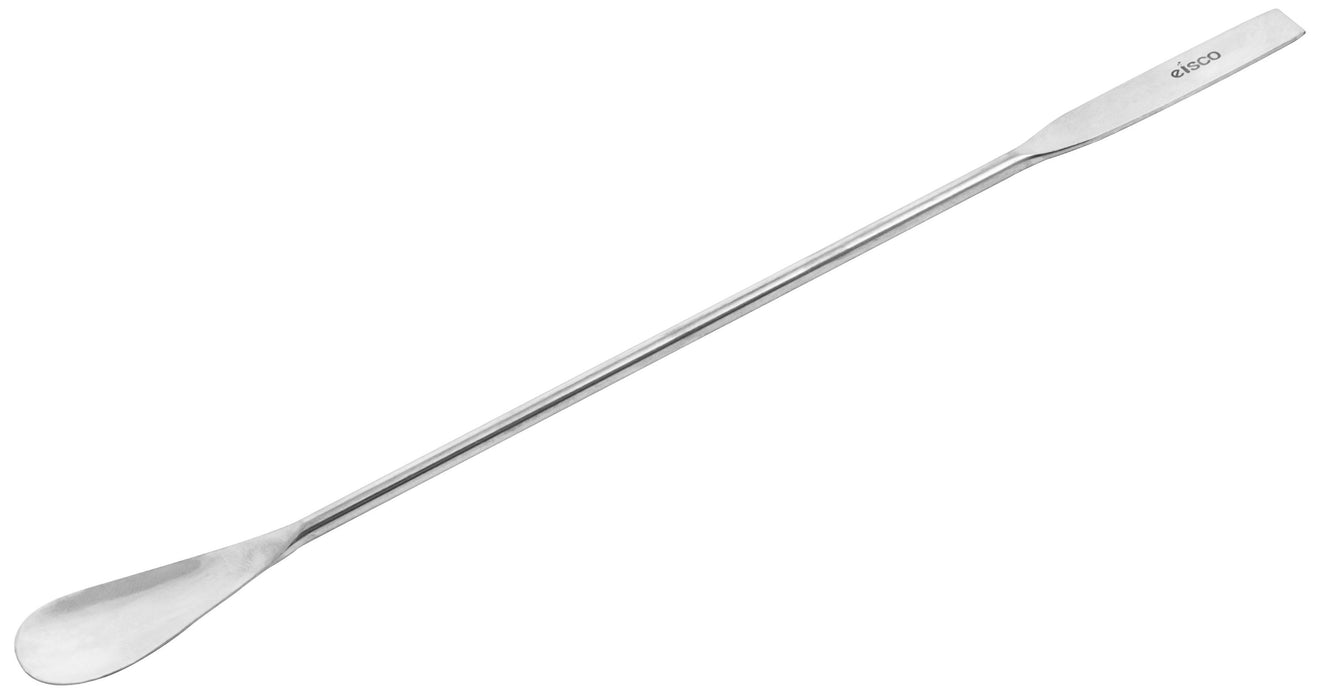 10PK Spatula Spoons, 9" - Stainless Steel - Flat End, Scoop End