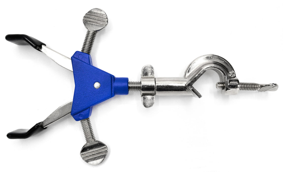 2 Finger Spring Loaded Clamp, Swivel Bosshead - 2.75" Max Opening