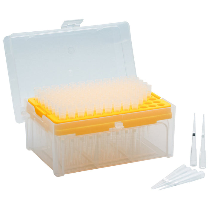 Racked Filter Tips, 20µl - 96 Tips - Graduated - Hydrophobic, Polyethylene Filtered Tips - Sterile, Autoclavable - Eisco Labs
