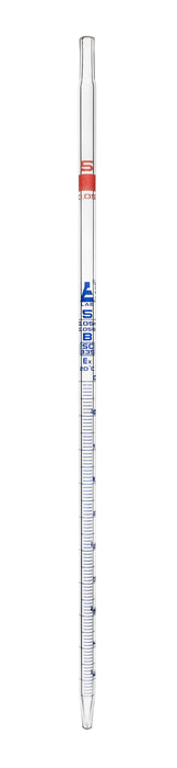 Serological Pipette, 5ml - Class B, Tolerance ±0.050ml  - Borosilicate 3.3 Glass