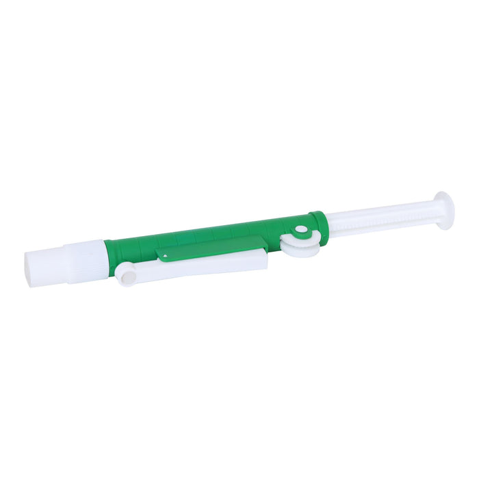 Pipette Pump, 10ml - Green Color - Precise Pipetting & Quick Emptying - Eisco Labs