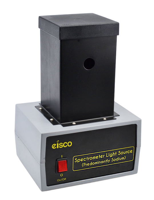 Spectrometer Light Source (110V) - Used in Spectrometry Experiments - High Brightness - Predominantly Sodium - Eisco Labs