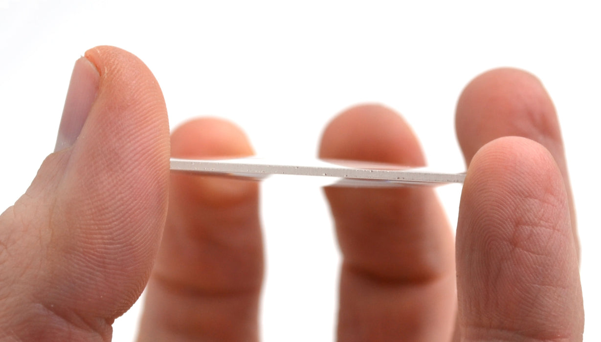 Round Double Convex Optical Glass Lens - 2" (50mm) Diameter - 250mm Focal Length - 3.5mm Thick Approx. - Eisco Labs