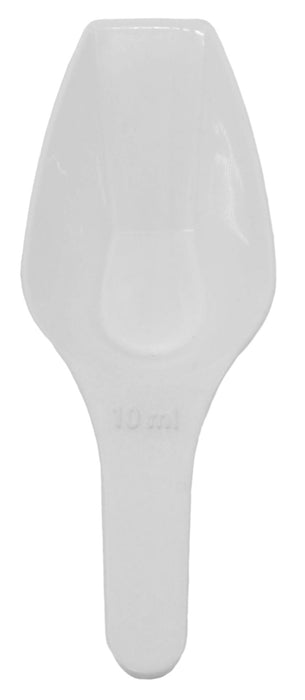 Scoop, 10ml (0.3oz) - Polypropylene - Flat Bottom, Excellent for Measuring & Weighing