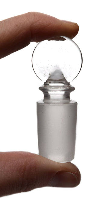 Stopper, 19/26 - Penny Head, Solid Cone - Borosilicate Glass - Eisco Labs