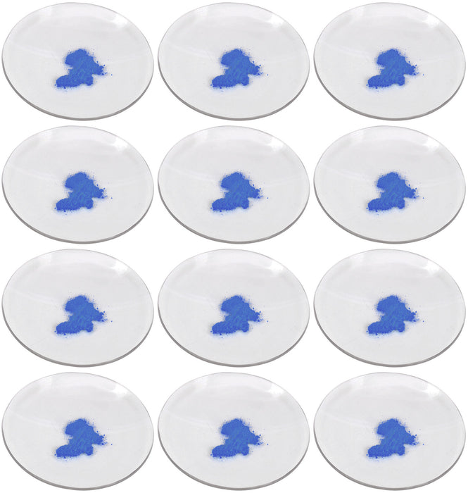 12PK Watch Glasses, 4" (10cm) - Cover Lids for Beakers & Flasks - Evaporation Dish - Polished with Ground Edges - Eisco Labs