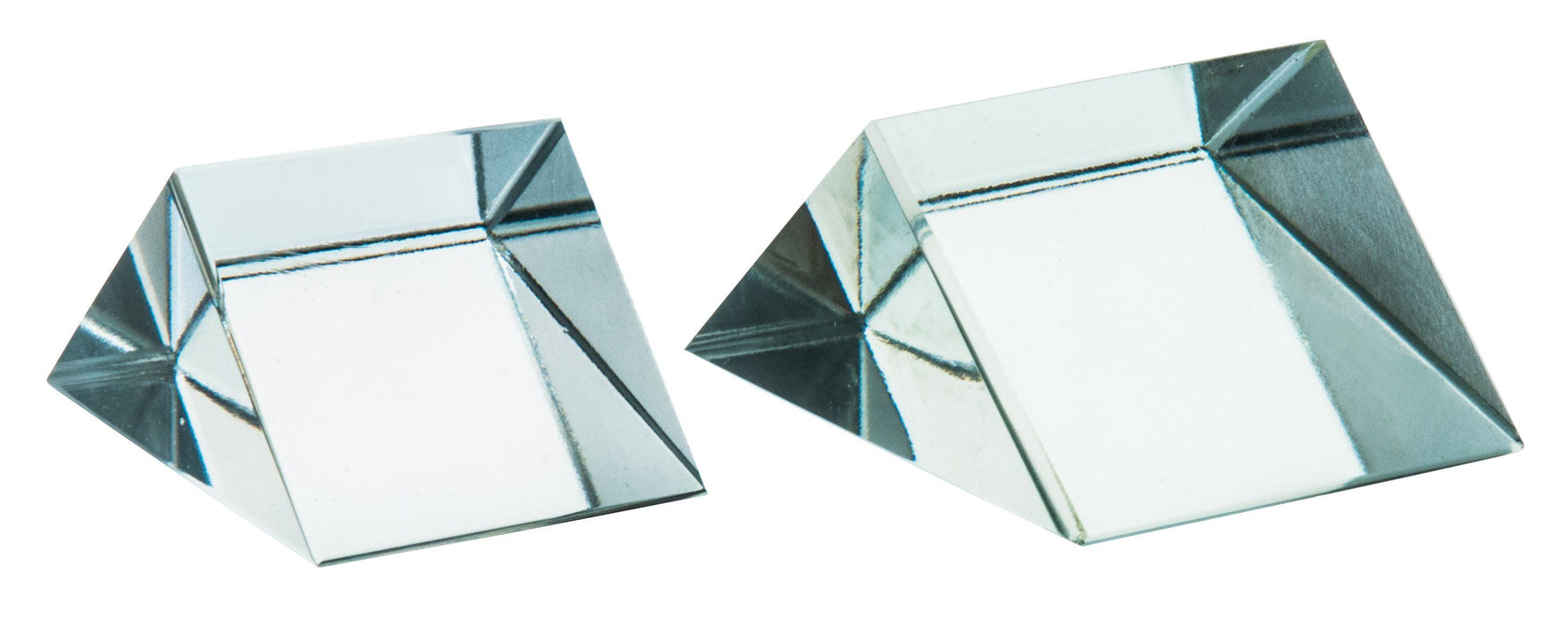 Eisco Labs Right Angled Glass Prism - 3 Sides - 2 x 2 x 2.75"