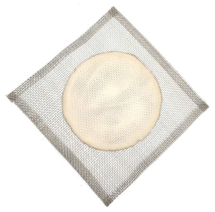 Pack of 10 Stainless Steel Wire Gauze with Ceramic Center, 5" Long - Eisco Labs