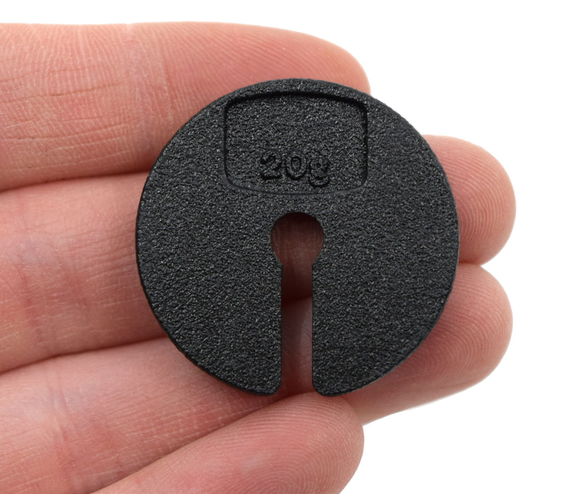 Slotted Weight, 20g - Zinc Casted - Spare or Extra Parts for Slotted Masses Sets - Eisco Labs