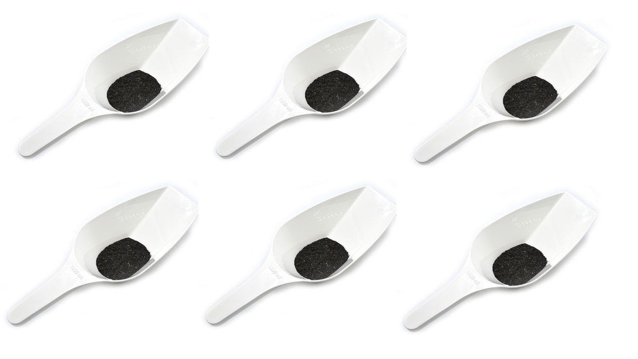 6PK Scoops, 1000ml (33.8oz) - Polypropylene - Flat Bottom, Excellent for Measuring & Weighing