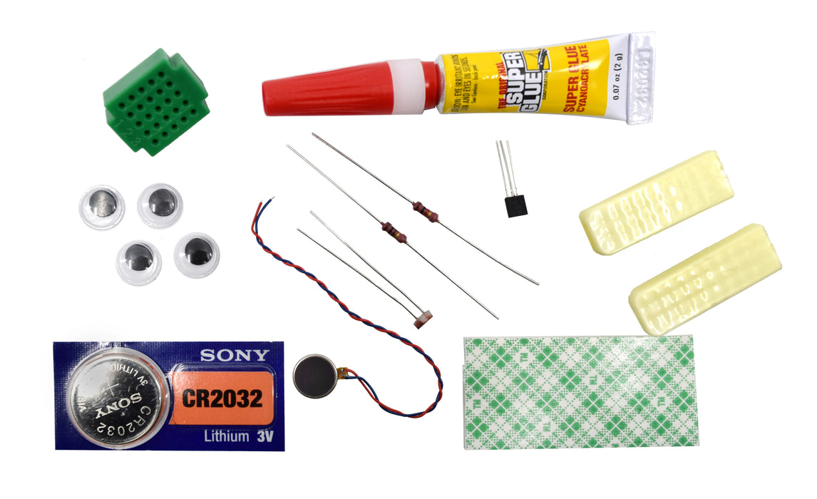 Light Sensitive Bristlebot Kit - STEM Learning - Science Fair Kits by Eisco (DISCONTINUED)