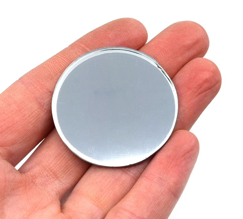 Convex Mirror, 1.5" dia., 100mm Focal Length - Glass - Eisco Labs