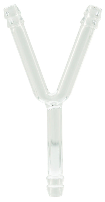 Tubing Connector - Y Shape, Glass 8mm