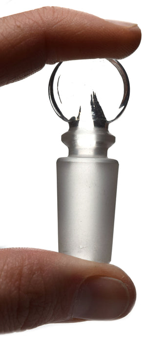 Stopper, 14/23 - Penny Head, Solid Cone - Borosilicate Glass - Eisco Labs