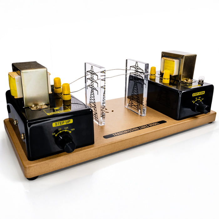 Eisco - Power Transmission Line Apparatus - Electricity Grid Simulation - Demonstrates Voltage Transformation & Power Loss Over Distance