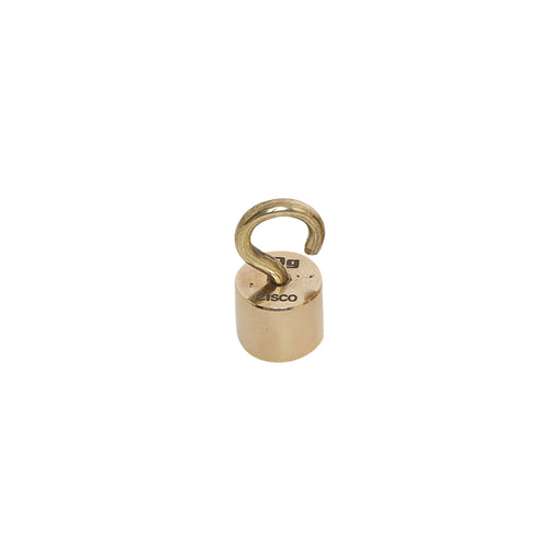 Single Hooked Weight Brass 10 grams (0.022 Lbs.) Eisco Labs