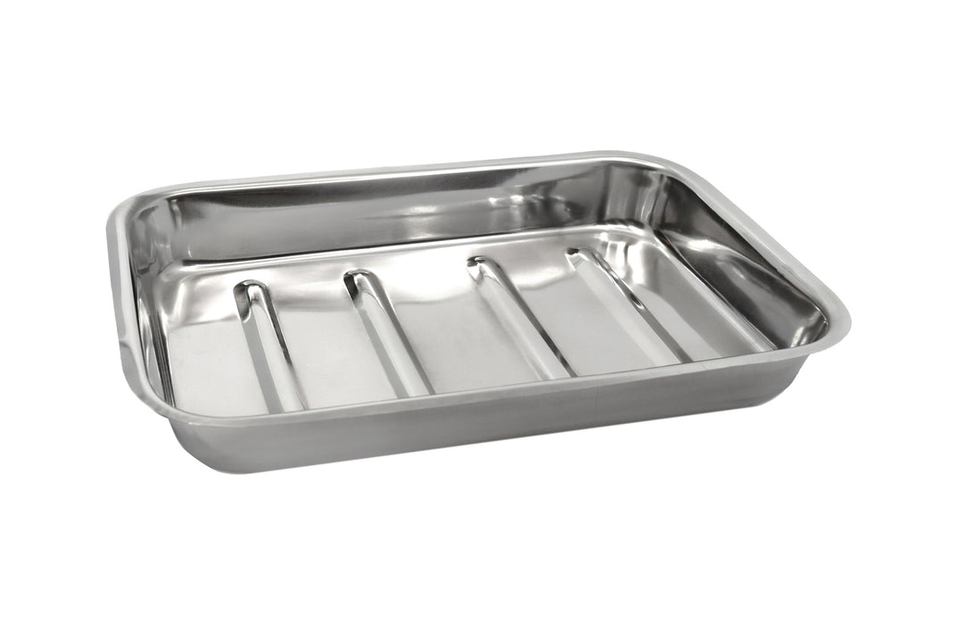 Dissection Tray, 13" x 9" - High Quality Stainless Steel - Eisco Labs