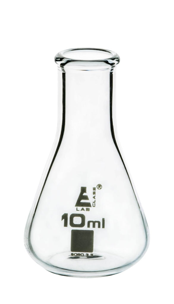Erlenmeyer Flask, 10ml - Borosilicate Glass