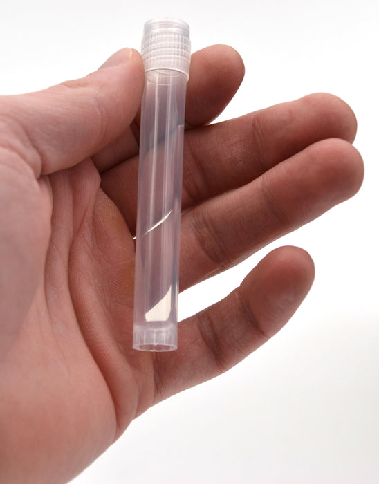 Plastic Storage Vials, 5mL, 100/PK - Polypropylene - Screw Cap