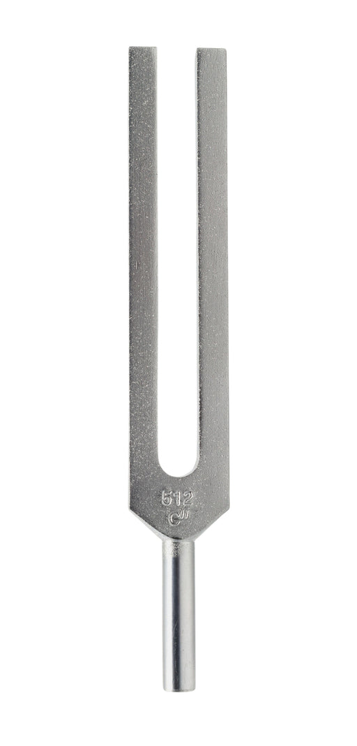 Tuning Fork, 512Hz Frequency - Note "C" - Aluminum with Round Stem