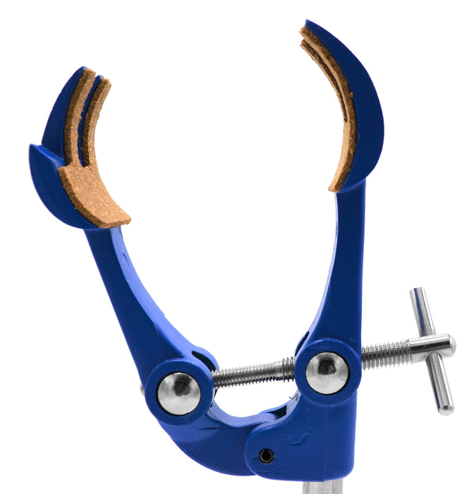 4 Prong, Cork Lined Clamp on Swivel Bosshead - 4.1" Max Opening