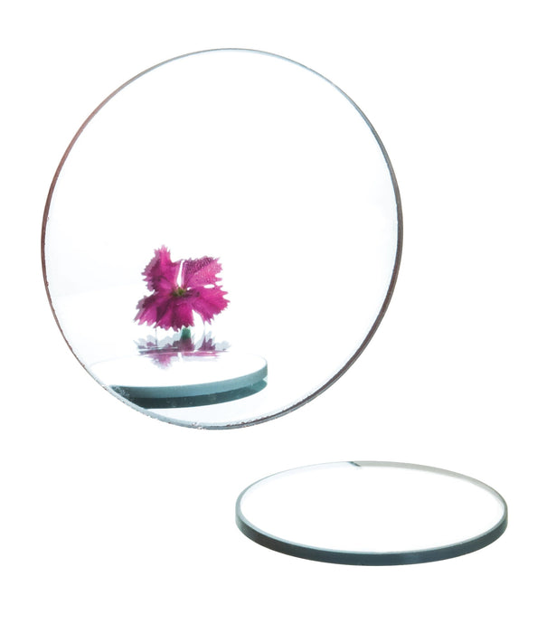 Eisco Labs Convex Mirror, Glass, 10cm Diameter, 150mm Focal Length