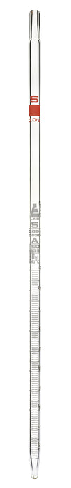 Serological Pipette, 5ml - Class A, Tolerance ±0.030ml  - Borosilicate 3.3 Glass
