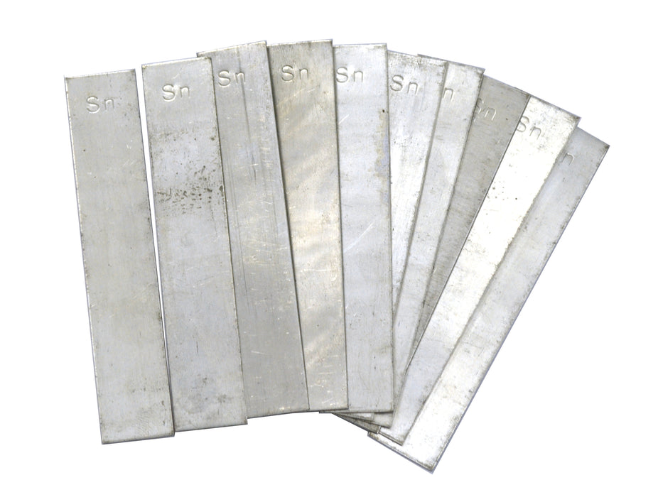 Eisco Labs Tin Electrode Strip 100 x 19 mm