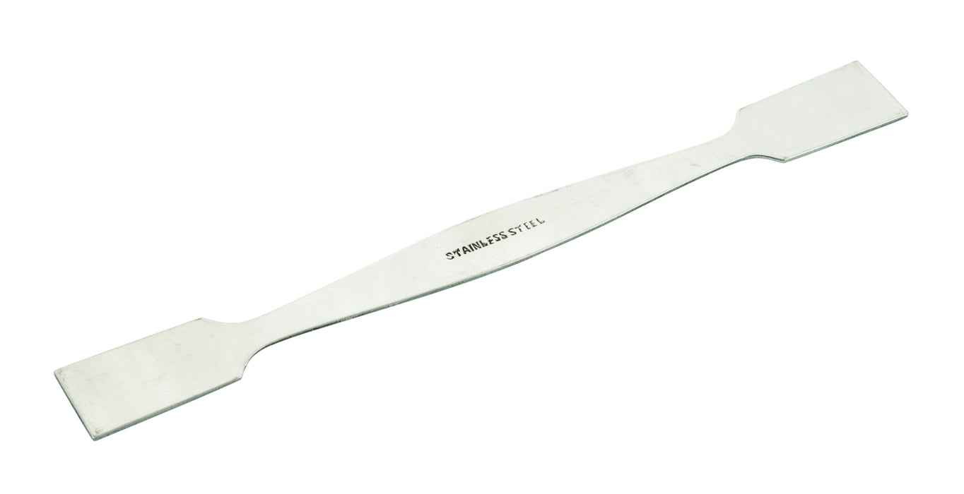 Dual End Spatula, 7.9" - Stainless Steel, Polished - Flat Blades