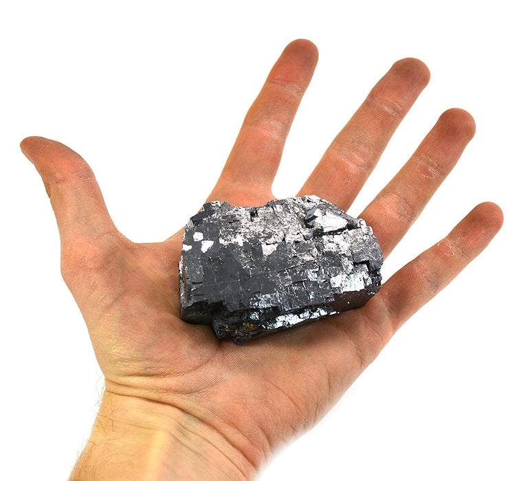 Galena, Cubic, Approximately 2.5"-3" Length, 1 1/4lbs., Single Piece