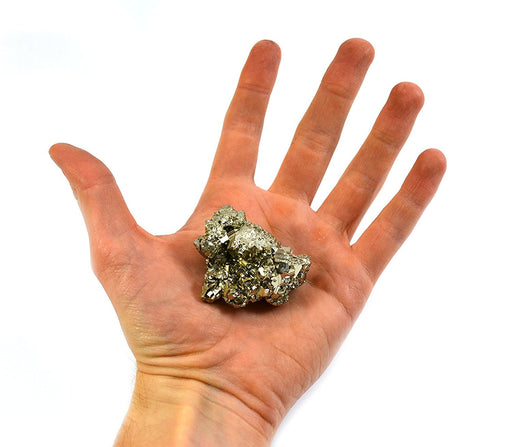 Crystalline Pyrite, Approximately 1.5"-2" Length, 2-10mm Crystals, Single Piece