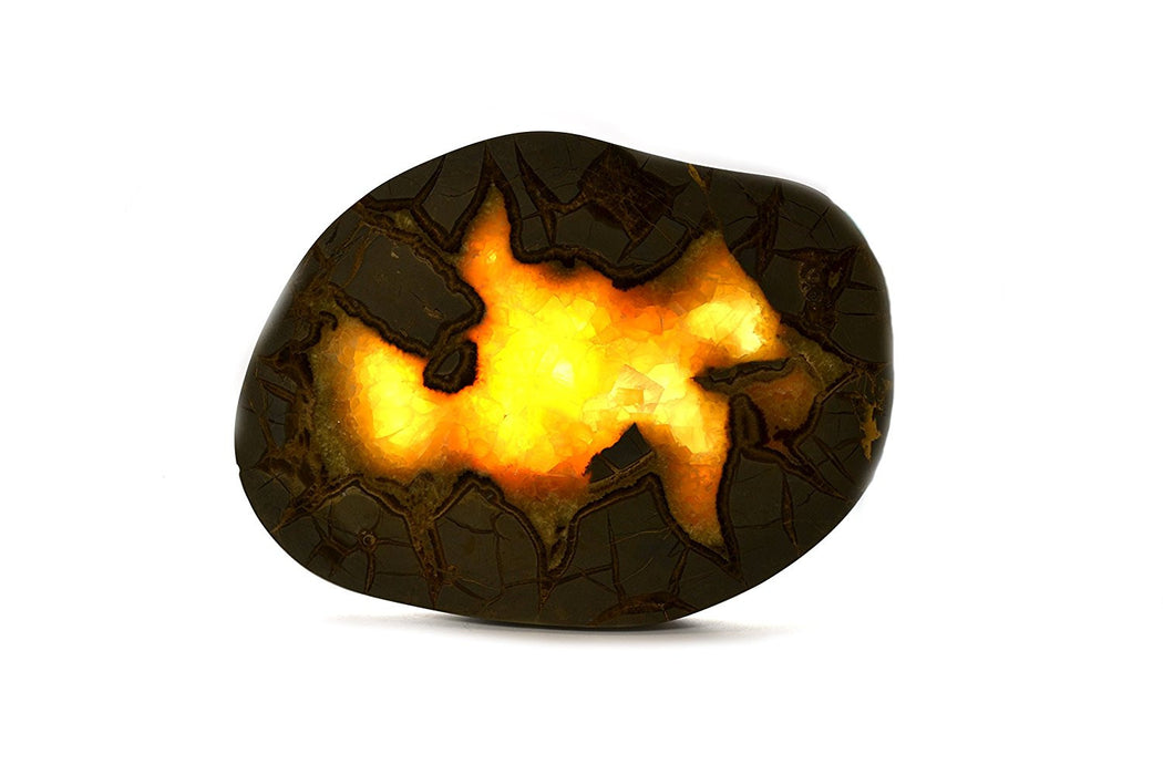 Septarian Calcite Plate, Polished, 8"x6"