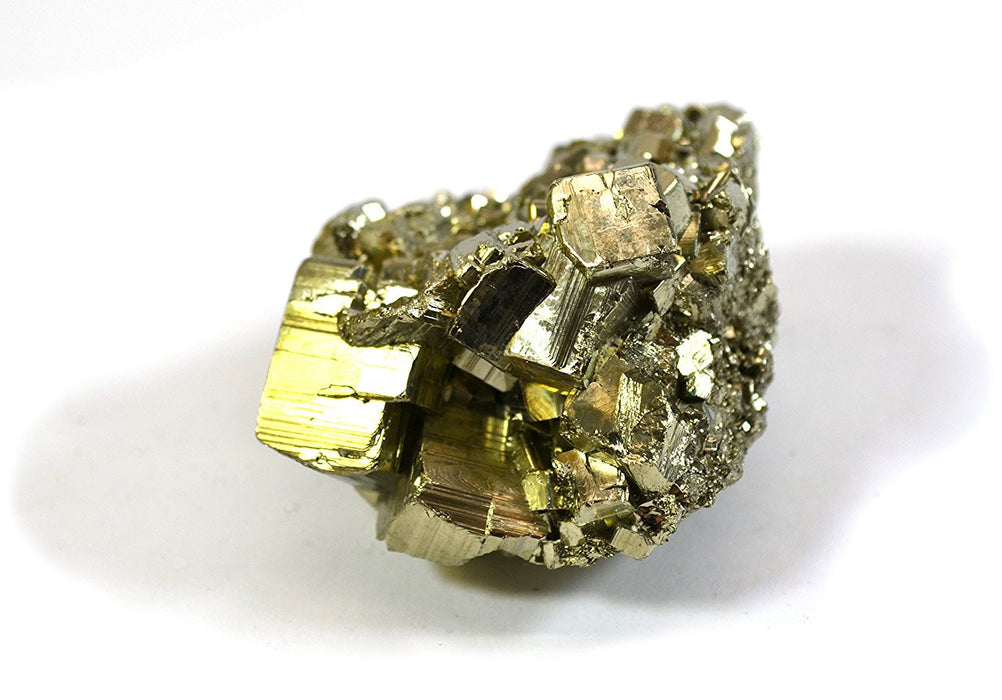 Crystalline Pyrite, Approximately 2.5"-3" Length, 10-20mm Crystals, Single Piece