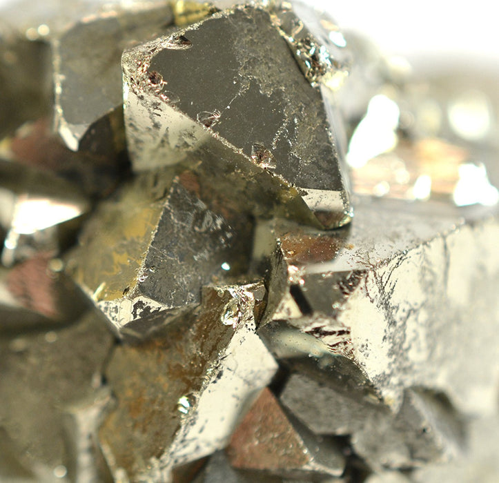 Crystalline Pyrite, Approximately 1.5"-2" Length, 2-10mm Crystals, Single Piece