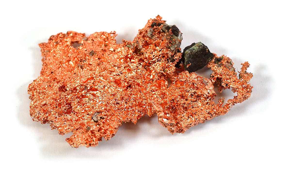 Copper Mounted Sample Native Copper Sample, Approximately 3